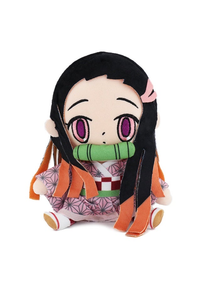 Demon Slayer character doll Kamado Nezuko cute plush toy the best gift for family and friends